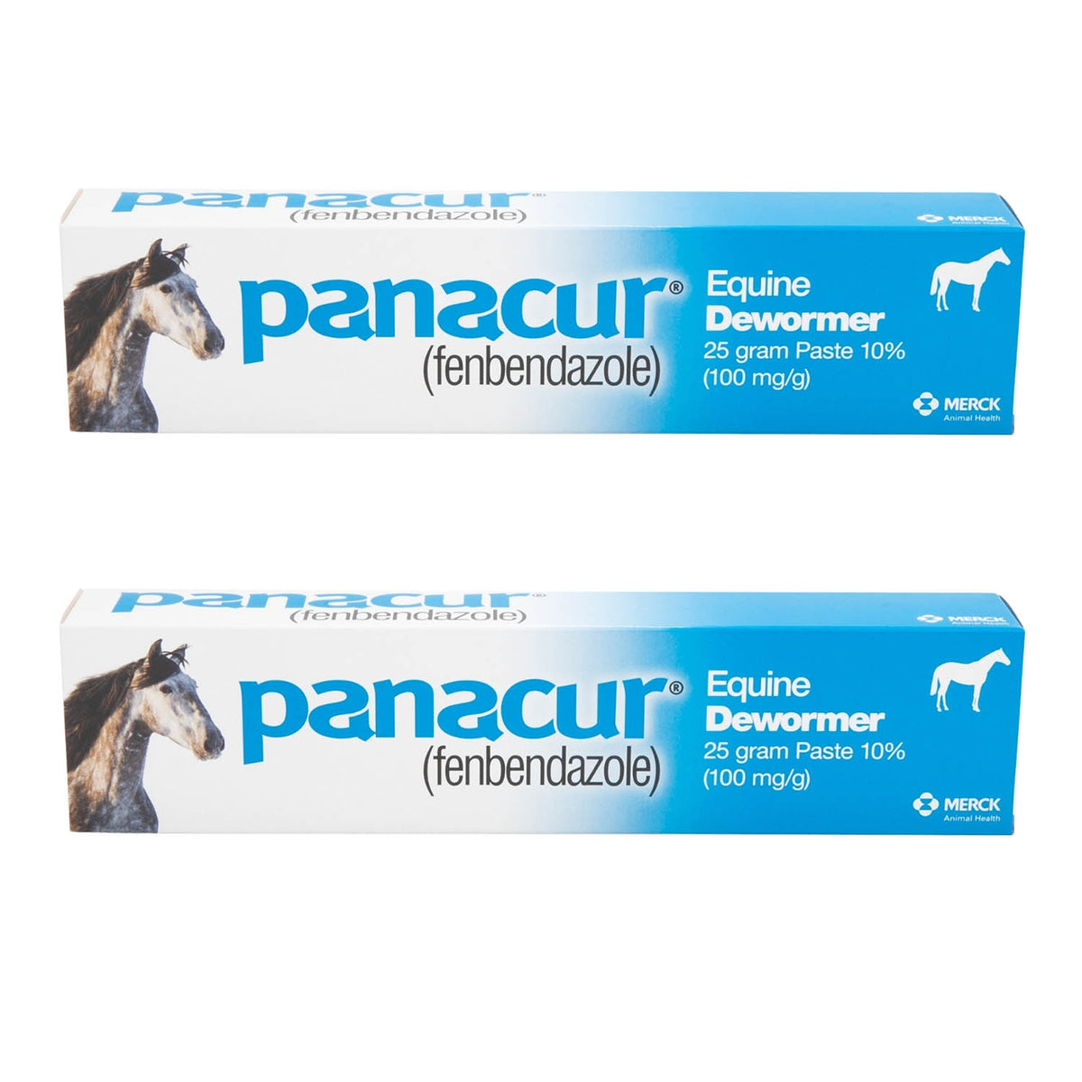 Panacur Dewormer Horse Paste 10%, 100mg 2 Pack