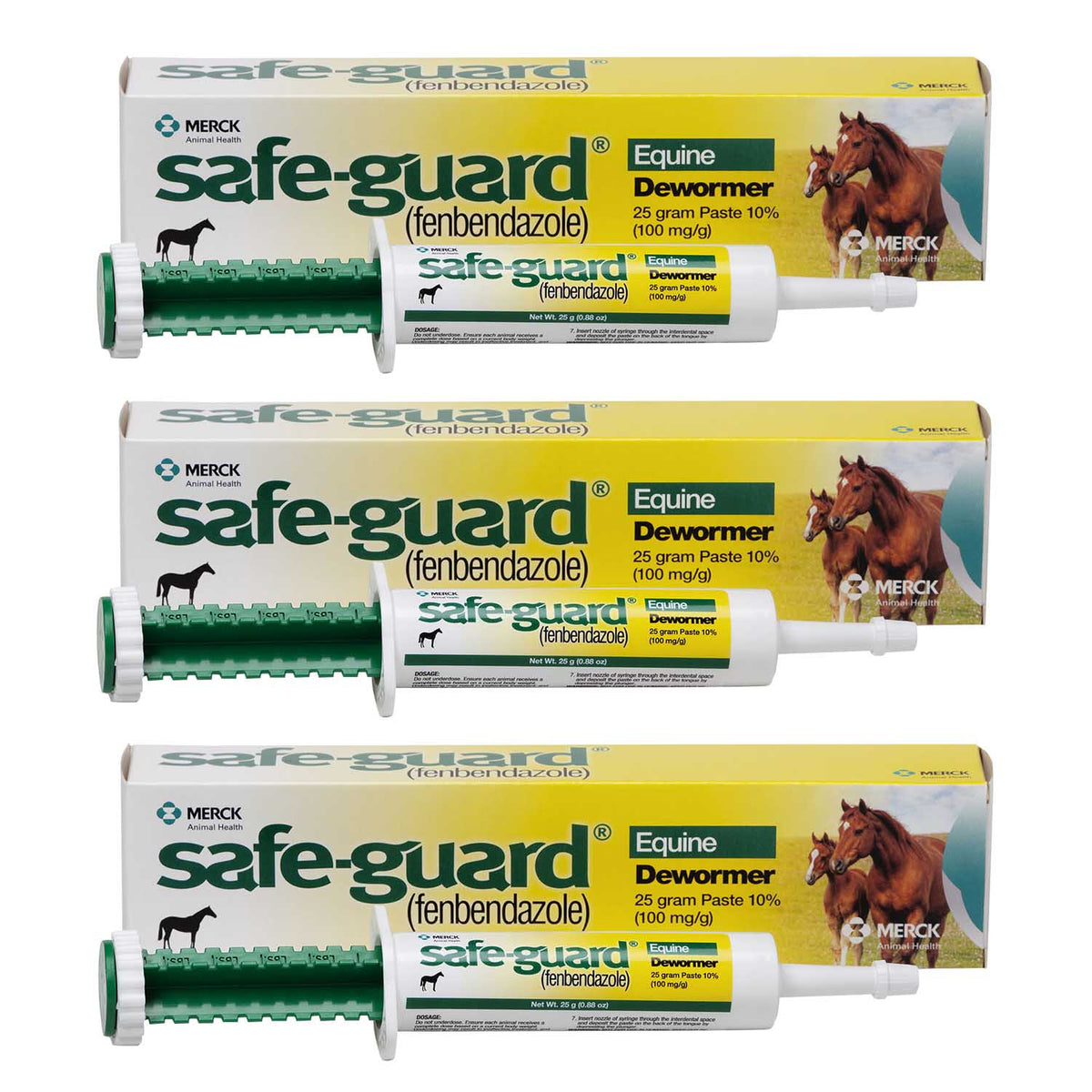 SafeGuard, Horse 25gm    3-Pack