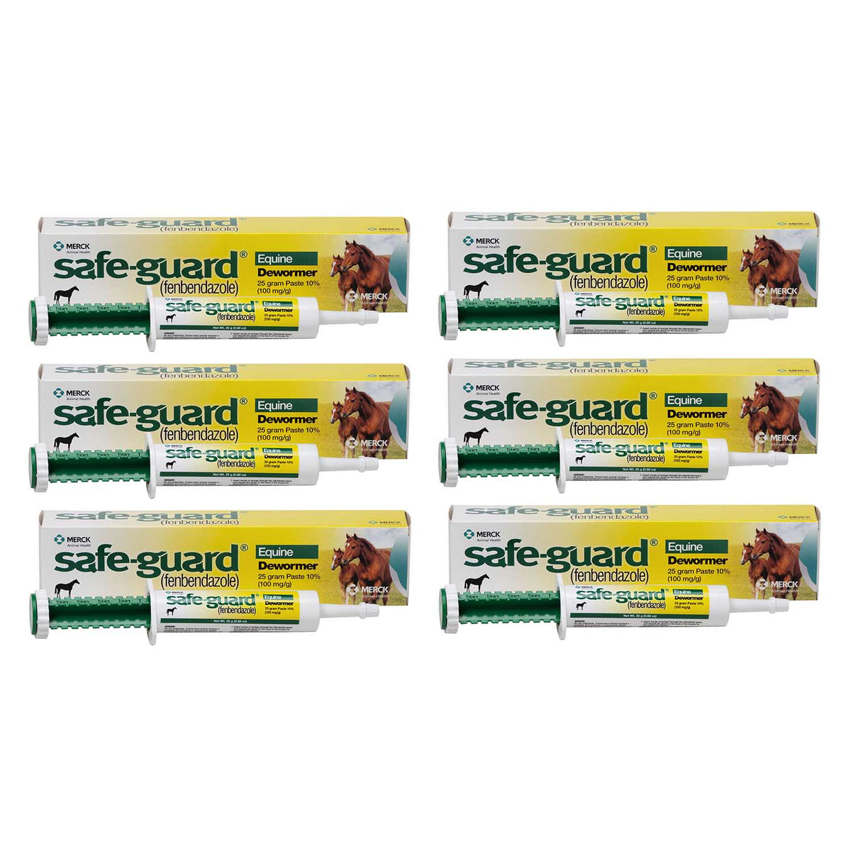 SafeGuard, Horse 25gm   6- Pack