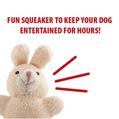 Jeffers Pet Animal Fuzzies Plush Squeaky Dog Toy for Puppies & Dogs, Soft 8 Inch Stuffed Animal, Interactive Pet Toys for Chewing, Crate, Travel, Indoor Play, Small to Large Breeds - Orange Duck