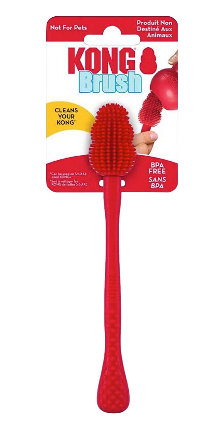 KONG Brush, One Size, Red