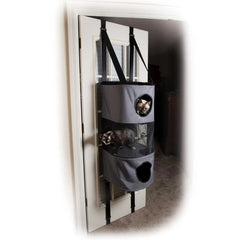 K&H Pet Products Hangin’ Cat Condo 3 Story Gray 16″ x 16″ x 65″ – KH3203