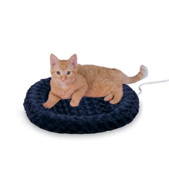 K&H Pet Products Thermo-Kitty Fashion Splash Bed Blue 16″ x 16″ x 2″ – KH3606