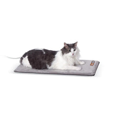 K&H Pet Products Thermo-Kitty Mat Gray 12.5″ x 25″ x 0.5″ – KH4496