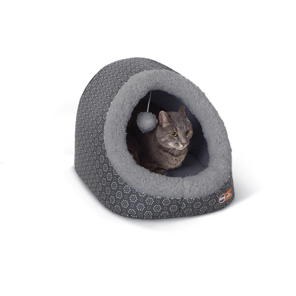 K&H Pet Products Thermo-Pet Cave Unheated Gray 17″ x 15″ x 13″ – KH4937