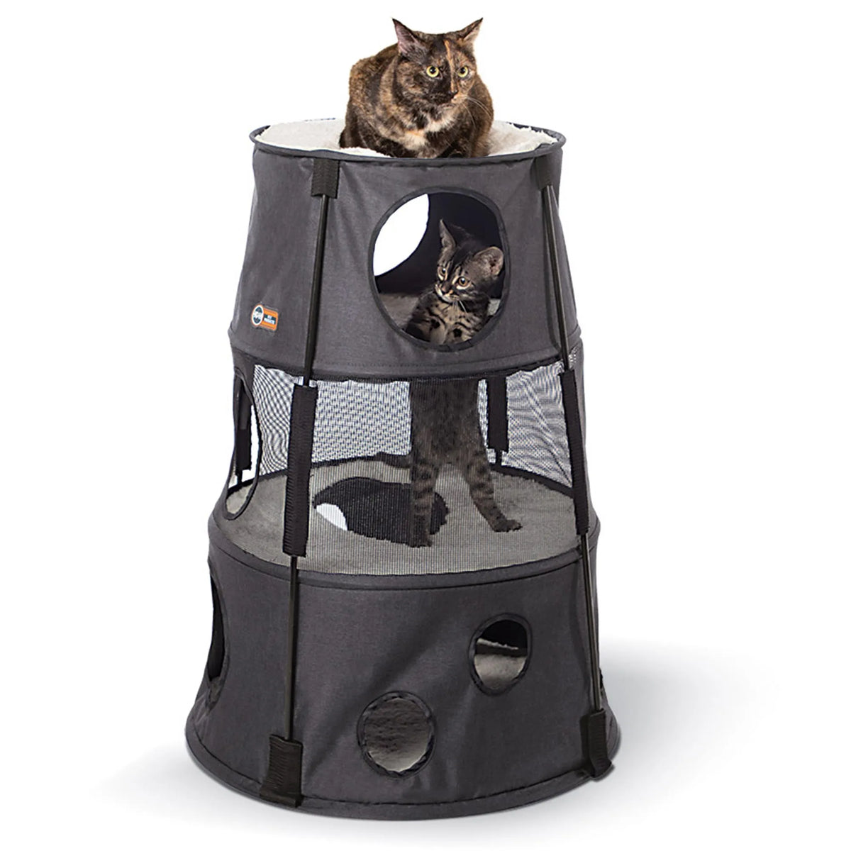 K&H Pet Products Kitty Tower Gray 22″ x 22″ x 30″ – KH4944