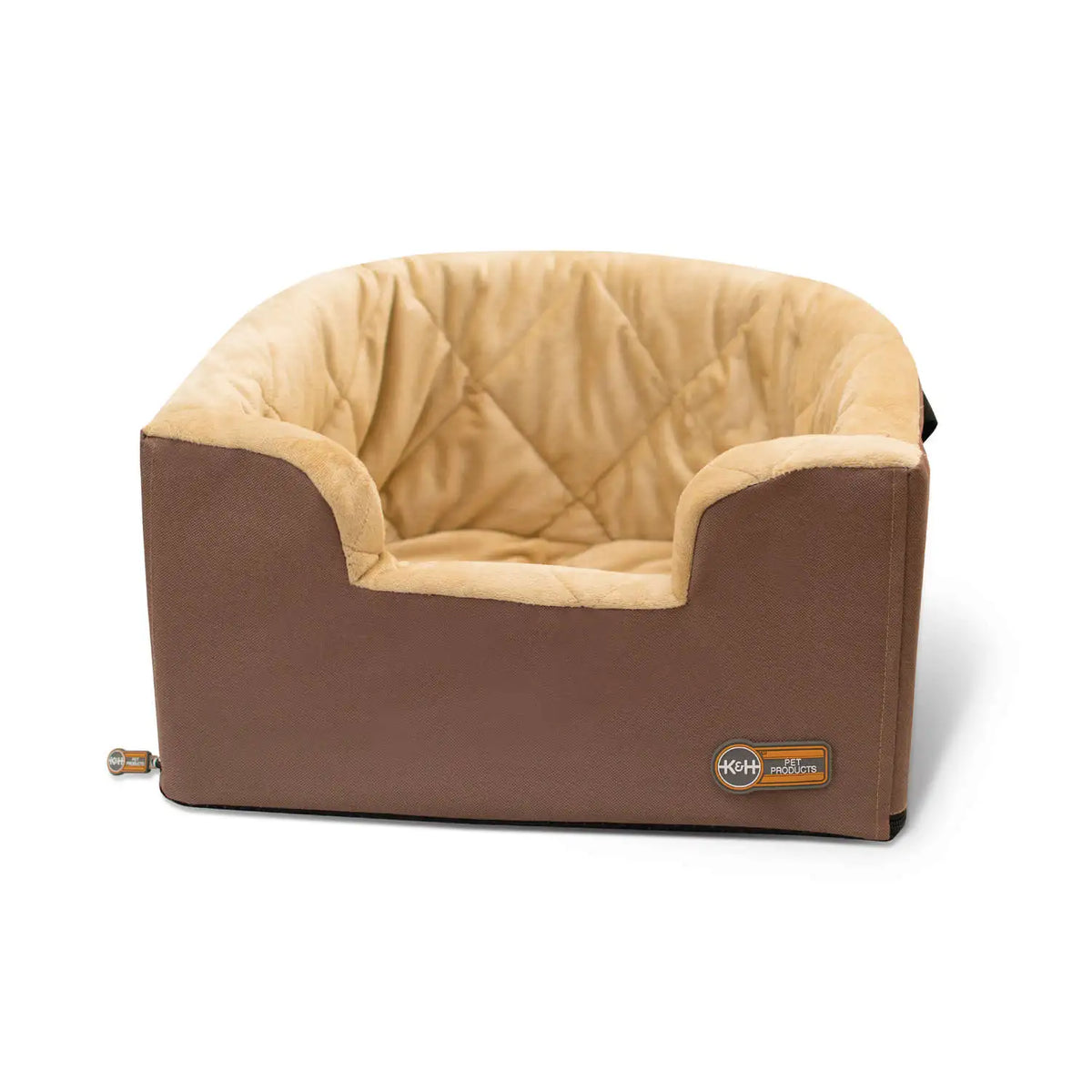 K&H Pet Products Hangin’ Bucket Booster Pet Seat Tan 16.5″ x 13.5″ x 30″ – KH7651