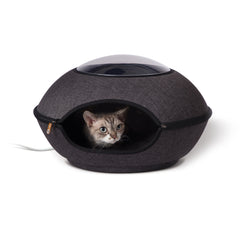 K&H Pet Products Thermo-Lookout Cat Pod Gray 21″ x 21″ x 7.5″ – KH9386