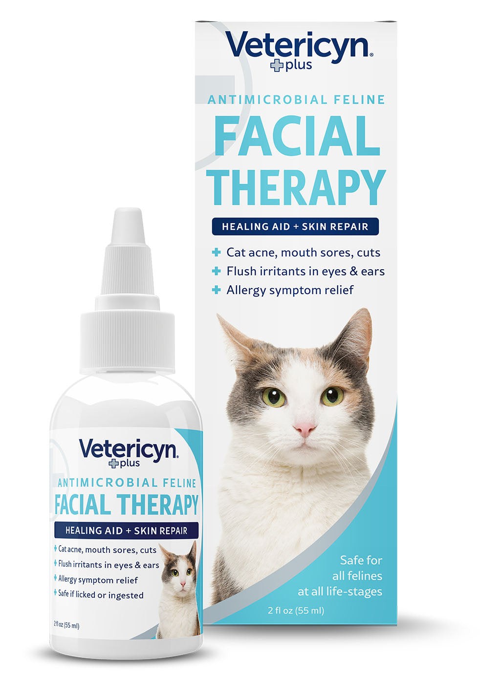 Feline Antimicrobial Facial Therapy, 2 oz