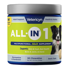 ALL-IN Adult Formula, 90 ct, Brownish Orange, Bacon and Cheese with Liver Pwd