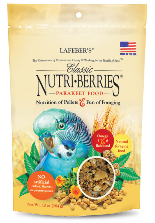 Lafeber Classic Parakeet Nutri-Berries, 10 oz bag