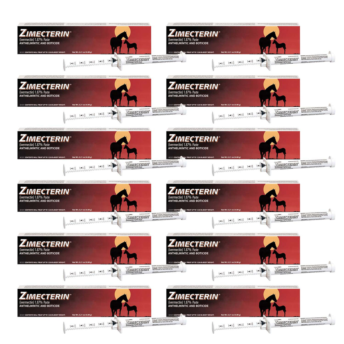 Zimecterin .21 oz tube  12-Pack