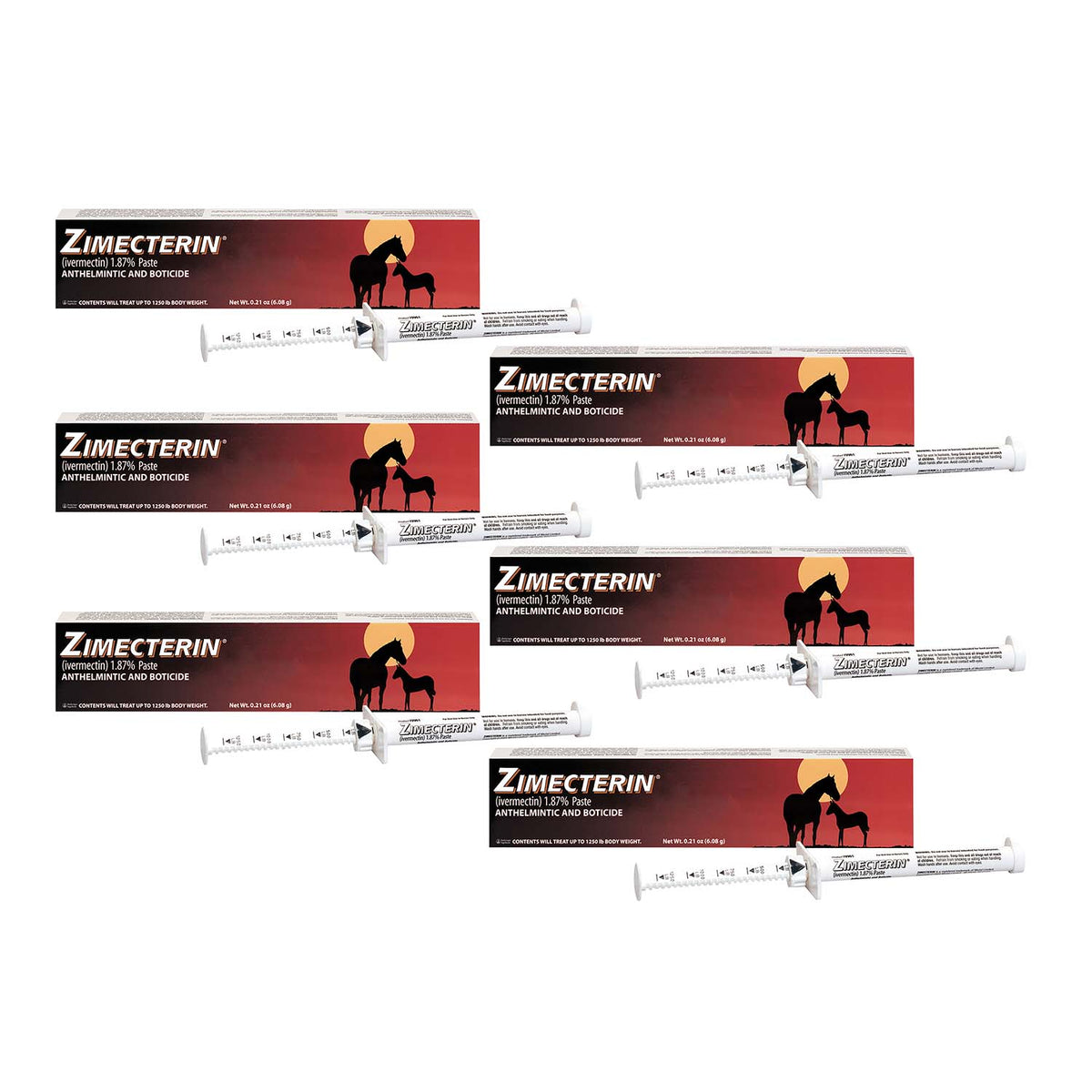Zimecterin .21 oz tube  6-Pack