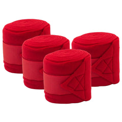 Horse Sense Polo Wraps, 4 Pack, Red