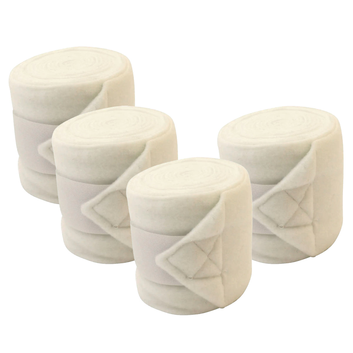 Horse Sense Polo Wraps, 4 Pack, White