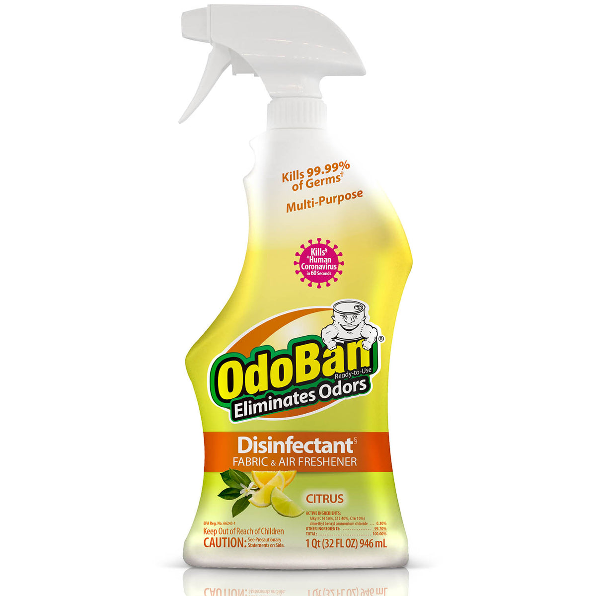 OdoBan Disinfectant Ready-to-Use Citrus 32oz Spray