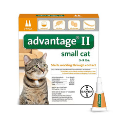 Advantage Flea Control for Cats 1-9 lbs 2 Month Supply – ORANGE-10-2