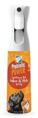 P2 Probiotic Power Pet Odor & Itch Spray – Dog, Cat, Puppy, Kitten Grooming Spray, Deodorizer, Litter Box Freshener, Hot Spot Spray, Coat, Bedding, Kennel, Carrier, Travel – 10 oz