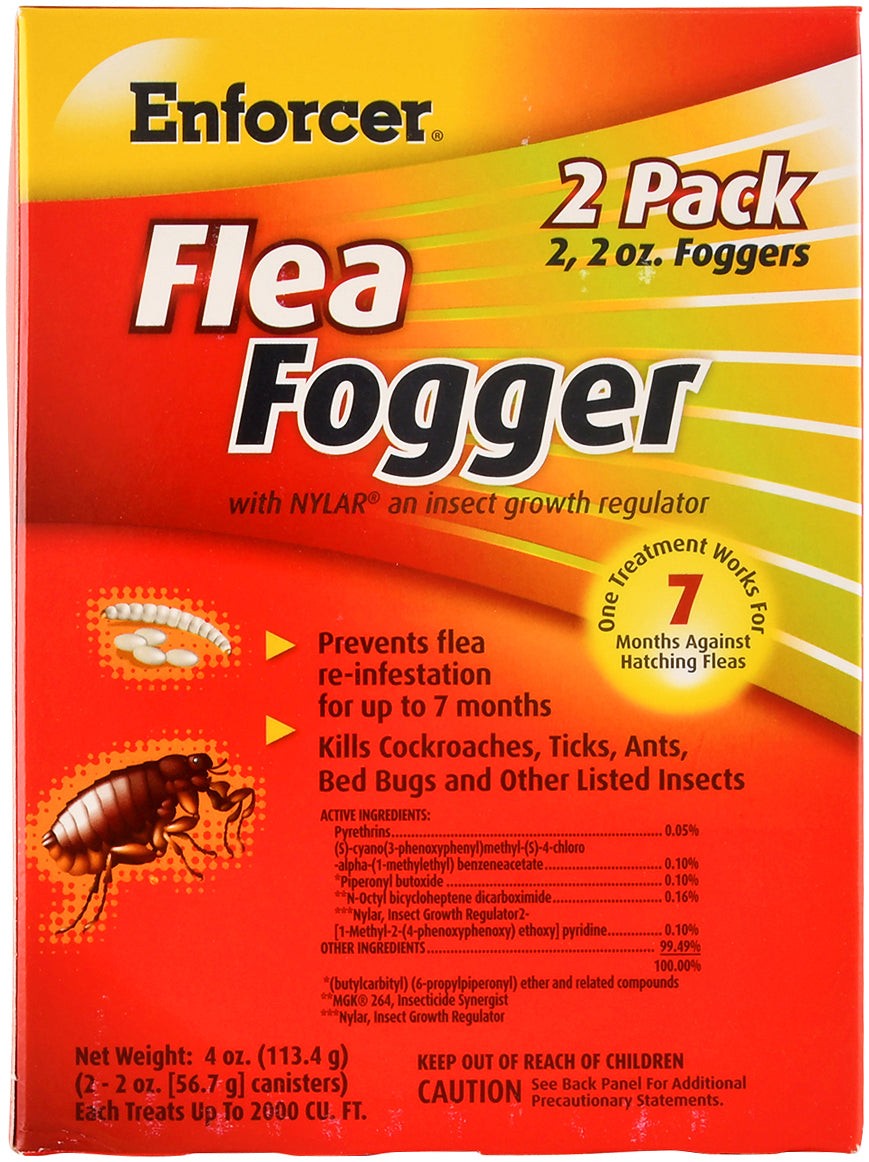 ** Enforcer Flea Fogger (2) 2oz Cans