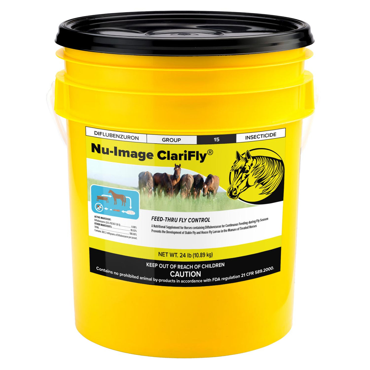 Nu-Image ClariFly Feed-Thru Fly Control Supplement, 24 lb