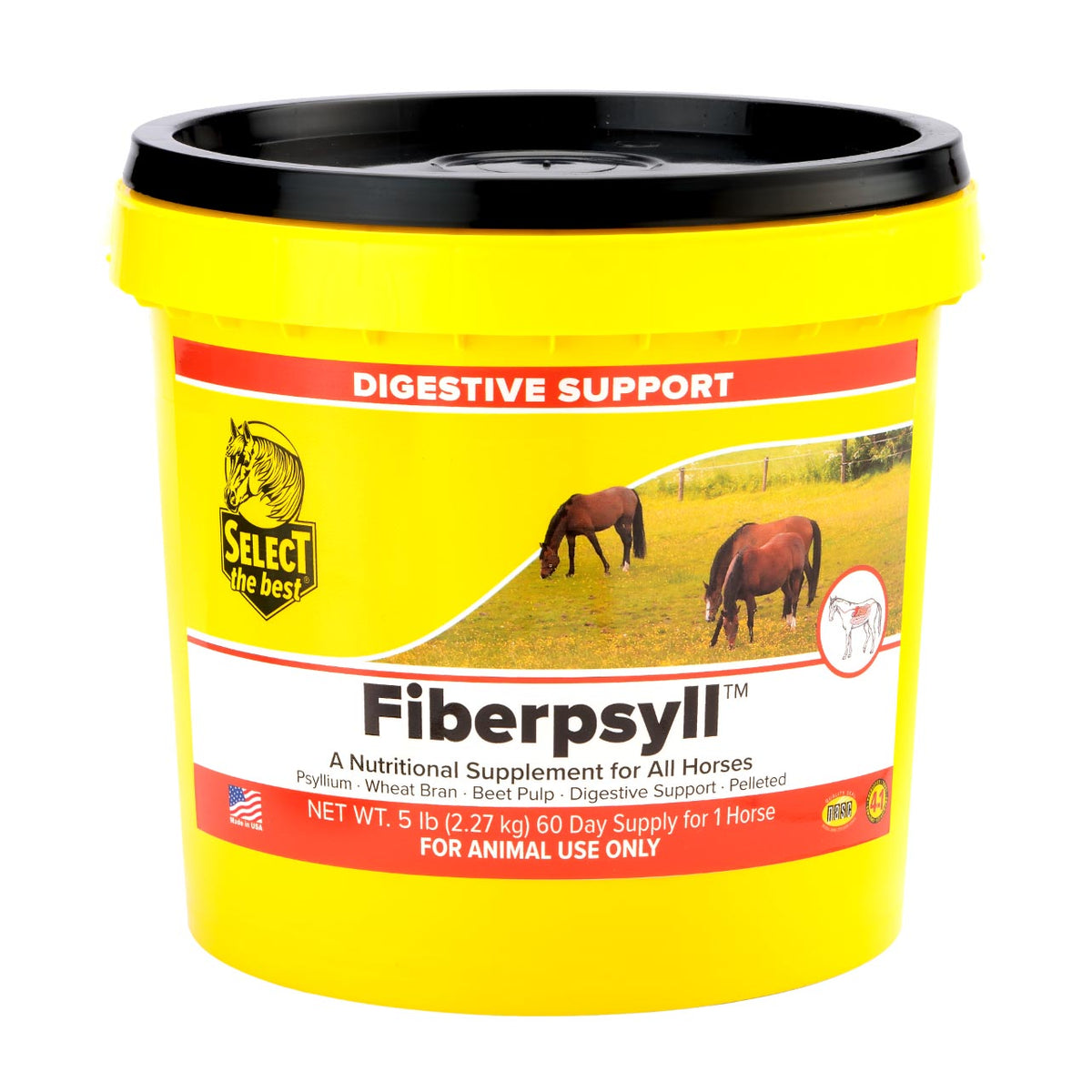 Fiberpsyll Digestive Support & Psyllium Supplement, 5 lb