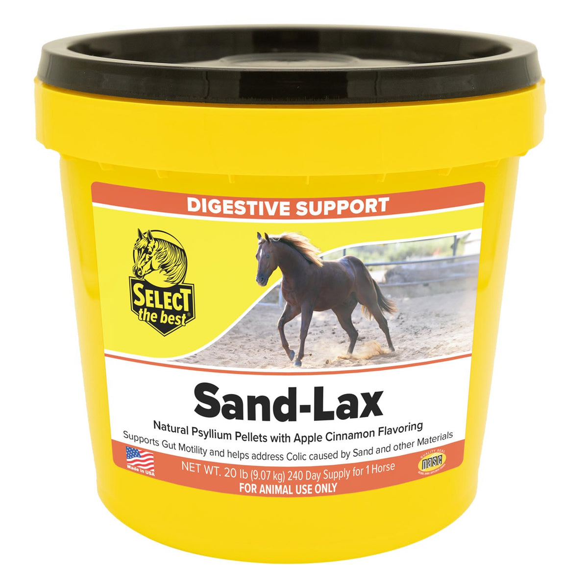 Sand-Lax 100% Psyllium Pellet Supplement, 20 lb