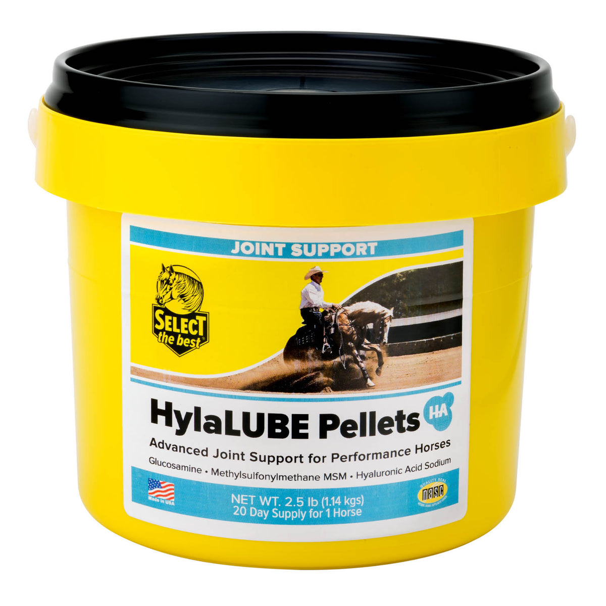 HylaLUBE Pellets Hyaluronic Acid Supplement, 2.5 lb