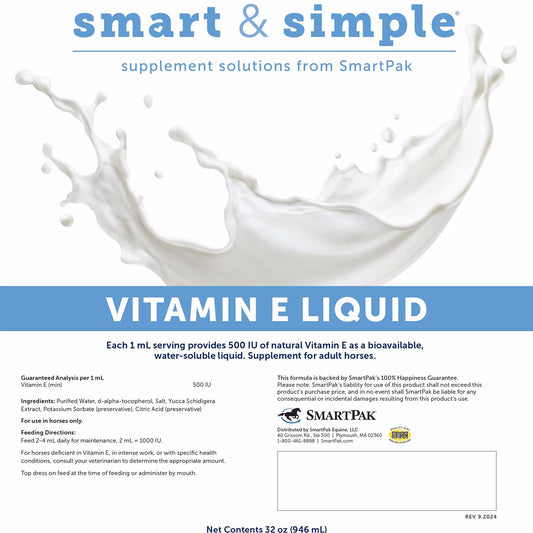 SmartEquine Smart & Simple Vitamin E Liquid, 32oz
