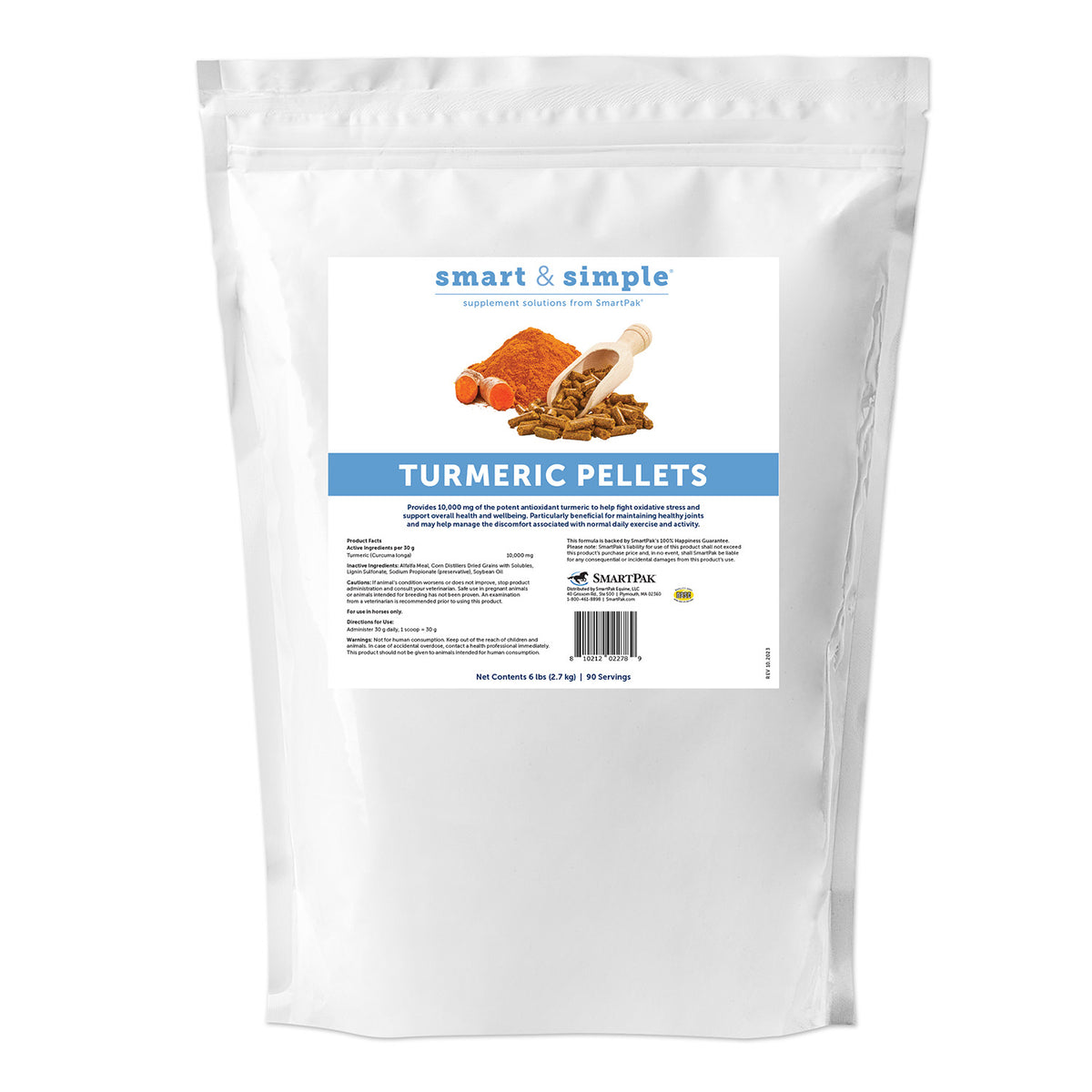 SmartEquine Smart & Simple Turmeric Pellets
