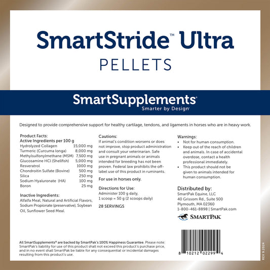 SmartEquine SmartStride Ultra Pellets, 6.2lbs