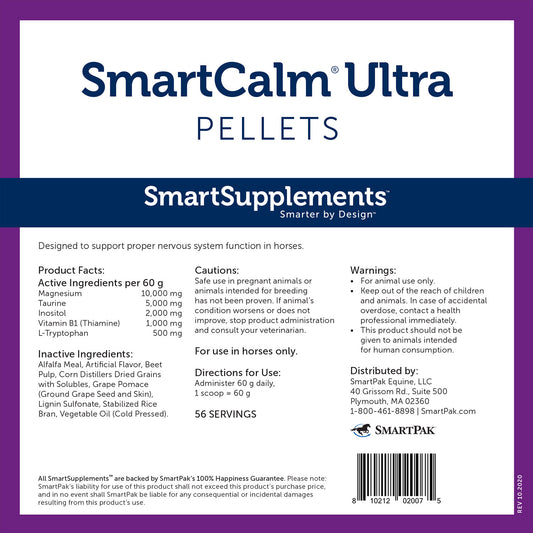 SmartEquine SmartCalm Ultra Pellets, 7.5lbs