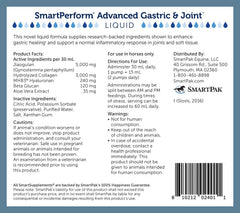 SmartEquine SmartPerform Advanced Gastric & Joint Liquid, Gallon