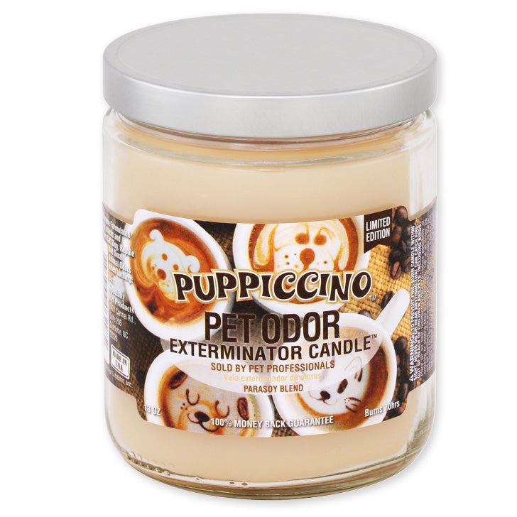 Pet Odor Exterminator Candle, Pupiccino, 13 oz