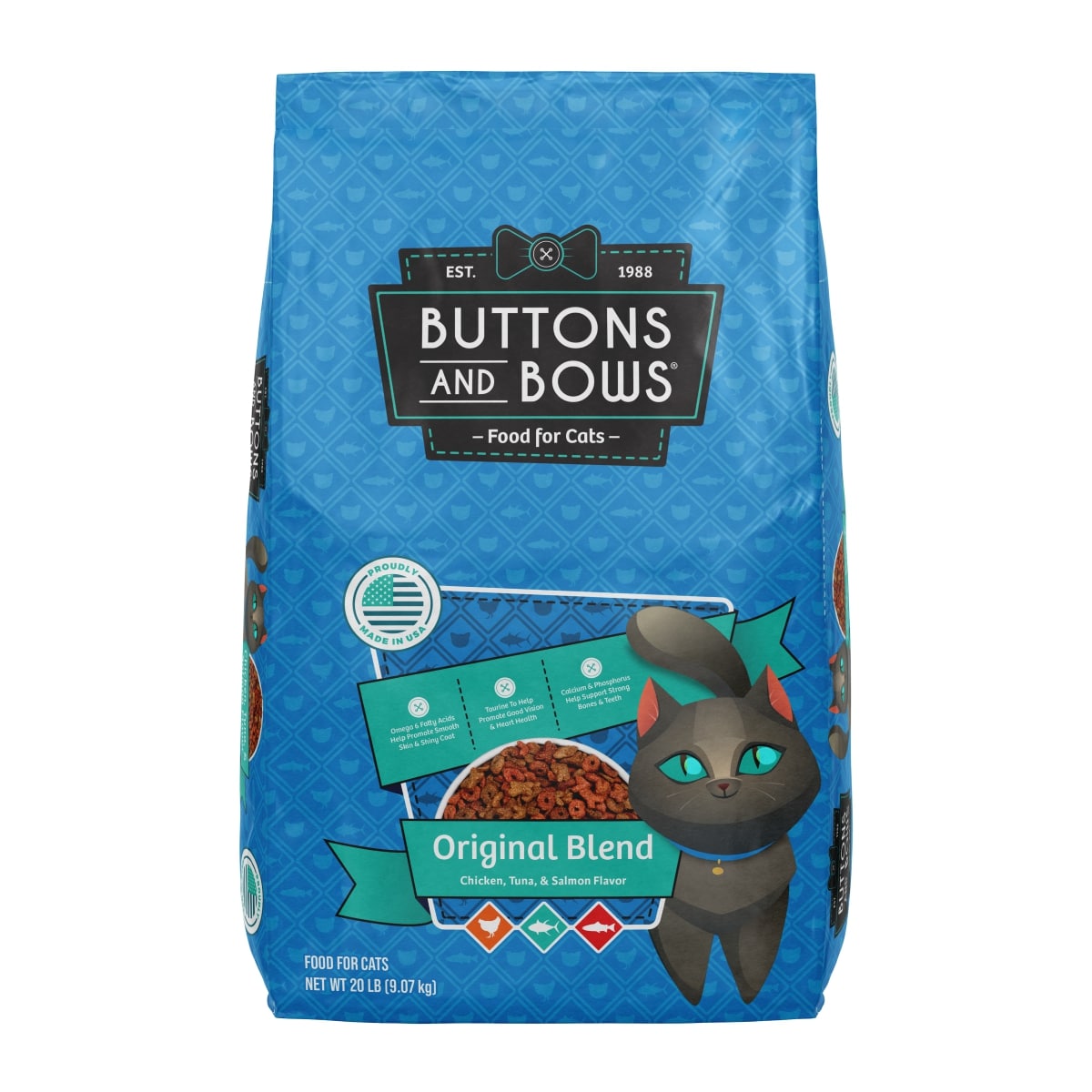 Buttons & Bows Original Blend Cat Food, 20 lb.