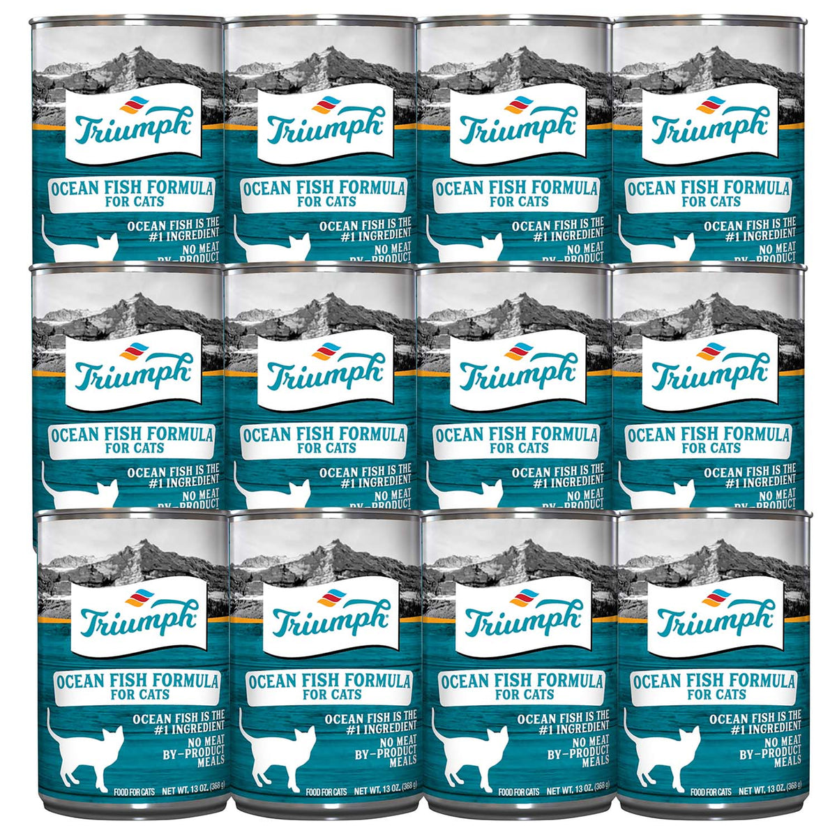 Triumph Cat Food, Oceanfish Formula, 13 oz, 12PK