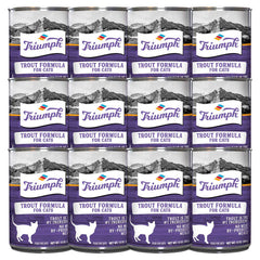 Triumph Cat Food, Trout Formula, 13 oz, 12PK