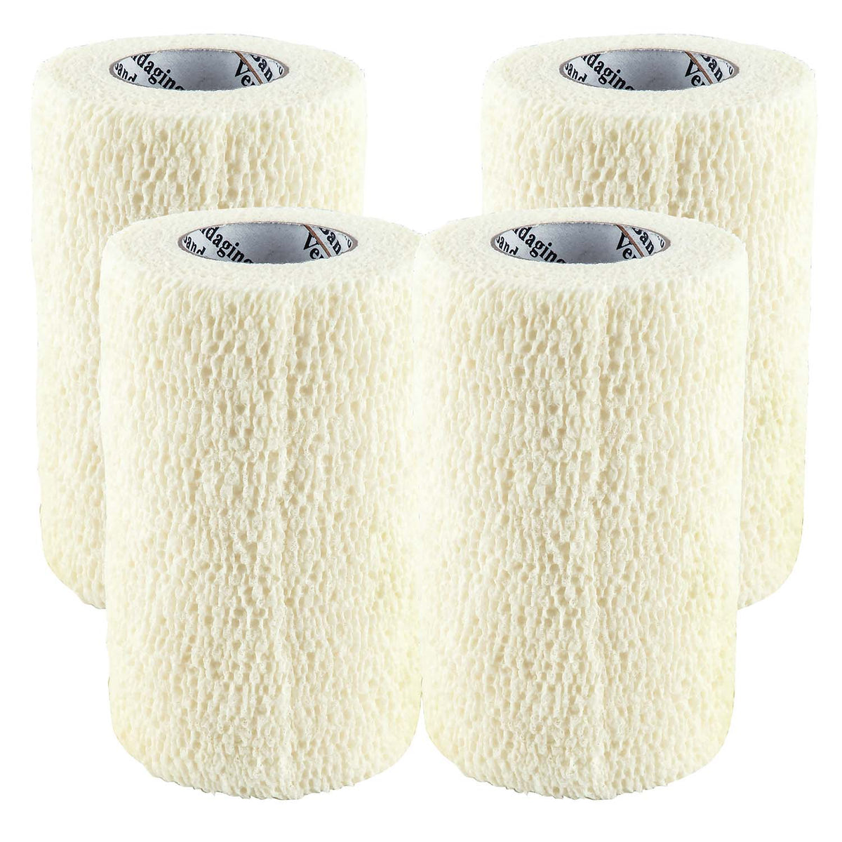 4" Vetrap Color: White 4 count