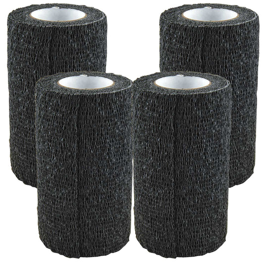 4" Vetrap Color: Black  4 count