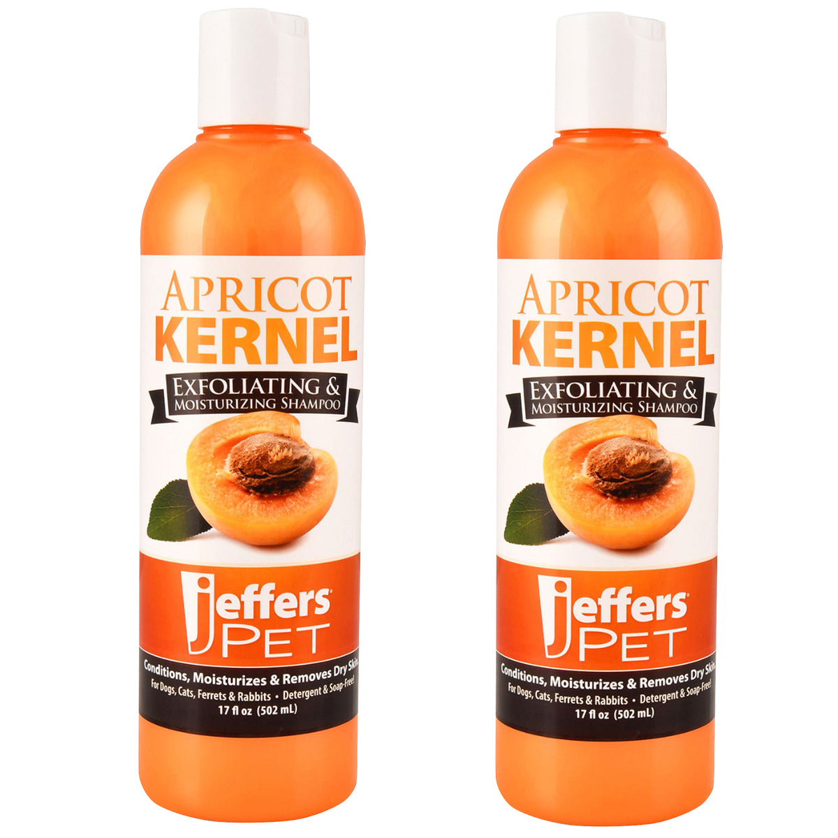 Jeffers Apricot Kernel Shampoo, 17 oz, 2pk