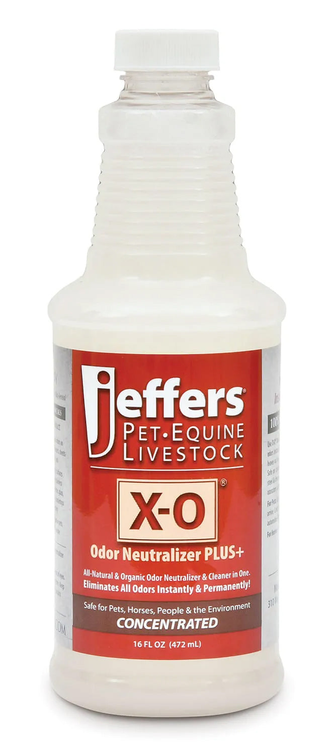 Jeffers X-O Pet Odor Neutralizer Plus & Cleaner Concentrate, 16 Ounce