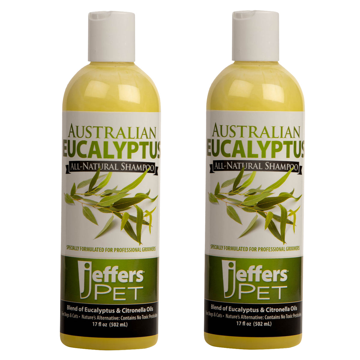 Jeffers Australian Eucalyptus Shampoo 17oz, 2pk