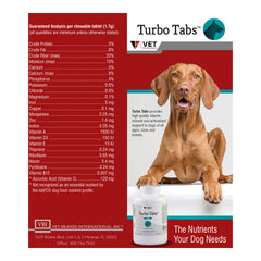 Turbo-Tabs Chewable Daily Vitamins for Dogs, 180ct