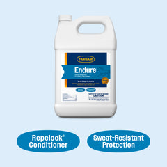 Farnam Endure Sweat-Resistant Fly Spray for Horses 128 Ounces