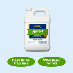 Farnam Equisect Water-based Botanical Fly Repellent with Herbal Scent for Horses, Dogs and Cats 128 ounces