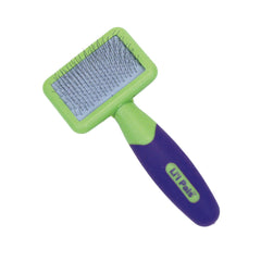 Coastal Pet Products Lil’l Pals Kitten Slicker Brush with Coated Tips Green / Purple 5″ x 2.3″ x 1″ – W6204-NCL00