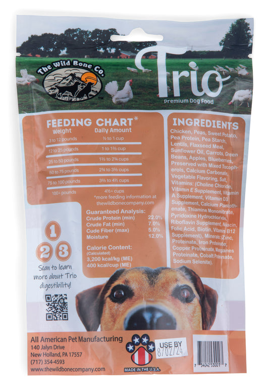 Trio Premium Dog Food, Chicken, 8 oz