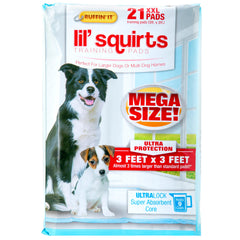 Lil' Squirts Mega Size Training Pads, XXL, 21 count