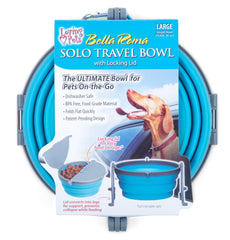 Bella Roma Travel Bowl Colors: Blue Size: Large