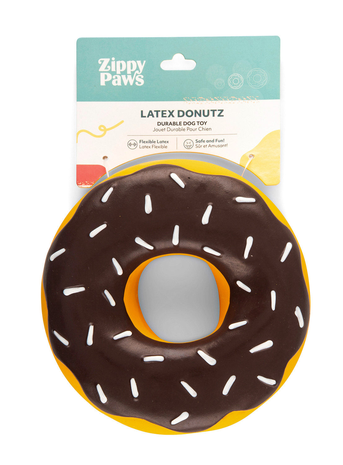 Latex Donutz, 6" Color: Chocolate