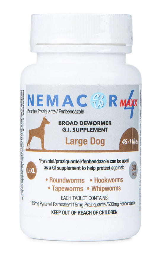 Nemacor Maxx 4 Dogs, Beef, 30 ct Sz: Dog 46-118 lb